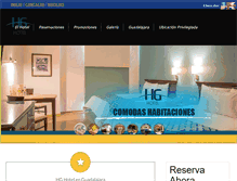 Tablet Screenshot of hghotelgdl.com